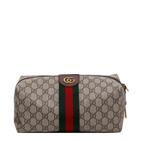 gucci toiletry bag men's|gucci men's handbags.